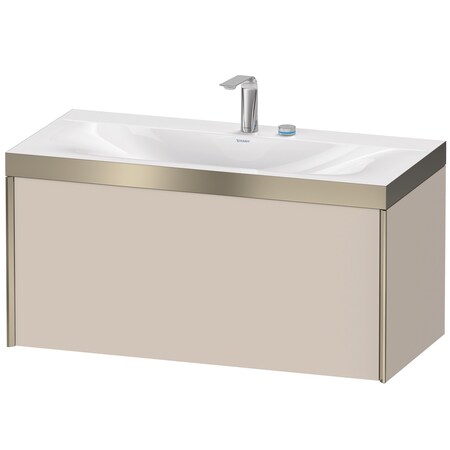 Xviu C-Bonded Wall-Mounted Vanity Taupe Matte